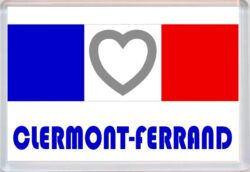 Clermont-Ferrand - Love France/French Towns & Cities Flag - Jumbo Fridge Magnet Souvenir Gift Present