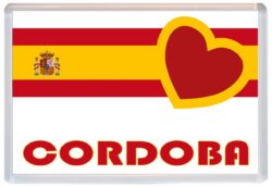 Cordoba - Love Spain/Spanish Towns & Cities Flag - Jumbo Fridge Magnet Souvenir Gift Present