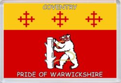 Coventry - Pride of Suffolk County Warwickshire - Jumbo Fridge Magnet Souvenir Gift