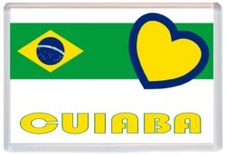 Cuiaba - Love Brazil/Brazilian Towns & Cities Flag - Jumbo Fridge Magnet Souvenir Gift Present