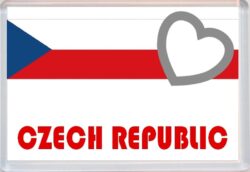 Czech Republic - Love Czech Republic Towns & Cities Flag - Jumbo Fridge Magnet Souvenir Gift Present