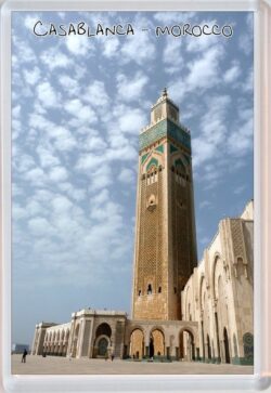 Casablanca - Morocco - Jumbo Fridge Magnet Souvenir Gift