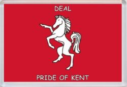 Deal - Pride of Kent County Flag - Jumbo Fridge Magnet Souvenir Gift Present