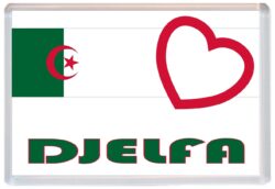 Djelfa - Love Algeria/Algerian Towns & Cities Flag - Jumbo Fridge Magnet Souvenir Gift Present