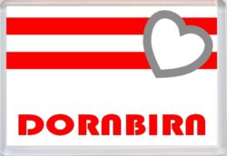 Dornbirn - Love Austria/Austrian Towns & Cities Flag - Jumbo Fridge Magnet Souvenir Gift Present