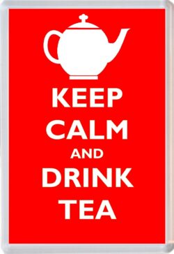 Keep Calm and Drink Tea - Jumbo Fridge Magnet Souvenir Gift Present