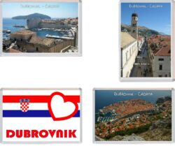 Dubrovnik - Croatia - 4 PACK - Jumbo Fridge Magnet Souvenir Gift Present