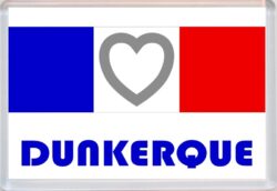 Dunkerque - Love France/French Towns & Cities Flag - Jumbo Fridge Magnet Souvenir Gift Present