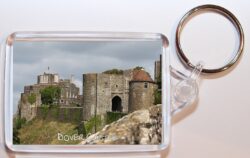 Dover Castle - Kent - Double Sided Large Keyring Key Fob Chain Ring Gift Present Souvenir