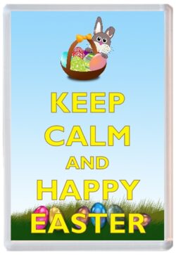 Keep Calm and Love Easter - Jumbo Fridge Magnet Souvenir Gift Present (b)