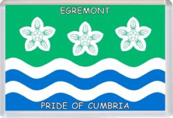 Egremont - Pride of Cumbria County Flag - Jumbo Fridge Magnet Souvenir Gift Present