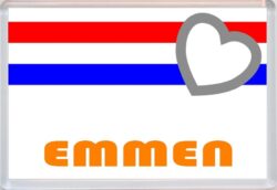 Emmen - Love Holland/Dutch/Netherlands Towns & Cities Flag - Jumbo Fridge Magnet Souvenir Gift Present