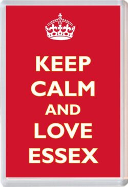 Keep Calm and Love Essex - Jumbo Fridge Magnet Souvenir Gift Present