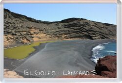 El Golfo - Lanzarote - Spain - Jumbo Fridge Magnet Souvenir Gift Present