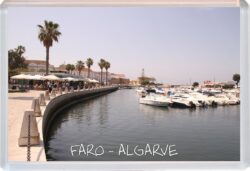 Faro - Algarve - Portugal - Jumbo Fridge Magnet Souvenir Gift Present Harbour