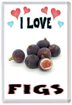 I Love Figs - Jumbo Fridge Magnet Souvenir Gift Present