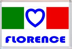 Florence - Love Italy/Italian Towns & Cities Flag - Jumbo Fridge Magnet Souvenir Gift Present