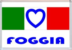 Foggia - Love Italy/Italian Towns & Cities Flag - Jumbo Fridge Magnet Souvenir Gift Present