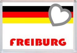 Freiburg - Love Germany/German Towns & Cities Flag - Jumbo Fridge Magnet Souvenir Gift Present