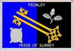 Frimley - Pride of Surrey County Flag - Jumbo Fridge Magnet Souvenir Gift