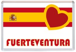 Fuerteventura - Love Spain/Spanish Towns & Cities Flag - Jumbo Fridge Magnet Souvenir Gift Present