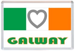 Galway - Love Ireland/Irish Towns & Cities Flag - Jumbo Fridge Magnet Souvenir Gift Present