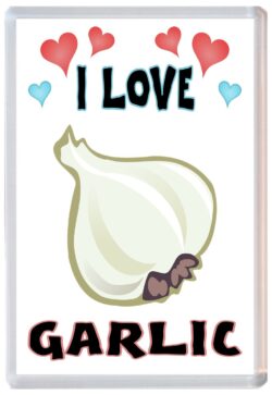 I Love Garlic - Jumbo Fridge Magnet Souvenir Gift Present