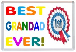 Keep Calm and Love Grandad - Jumbo Fridge Magnet Souvenir Gift Fathers Day Birthday Xmas Present