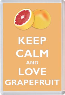 Keep Calm and Love Grapefruit - Jumbo Fridge Magnet Souvenir Gift Present