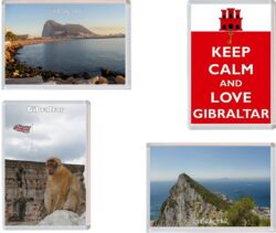 Gibraltar - 4 PACK - Jumbo Fridge Magnet Souvenir Gift Present