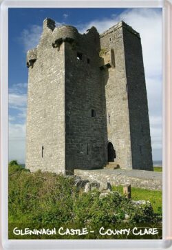 Gleninagh Castle - Ireland - Jumbo Fridge Magnet Souvenir Gift Present