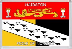 Hairston - Pride of Norfolk County Flag - Jumbo Fridge Magnet Souvenir Gift