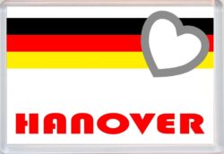 Hanover - Love Germany/German Towns & Cities Flag - Jumbo Fridge Magnet Souvenir Gift Present