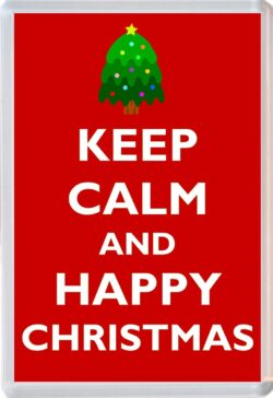 Keep Calm and Love Happy Christmas - Jumbo Fridge Magnet Souvenir Gift Present