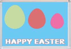 Happy Easter - Jumbo Fridge Magnet Gift Present Souvenir (a)