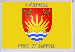 Haverhill - Pride of Suffolk County Flag - Jumbo Fridge Magnet Souvenir Gift