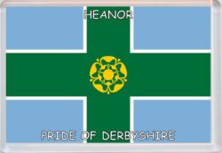 Heanor - Pride of Derbyshire County Flag - Jumbo Fridge Magnet Souvenir Gift Present