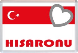 Hisaronu - Love Turkey/Turkish Towns & Cities Flag - Jumbo Fridge Magnet Souvenir Gift Present