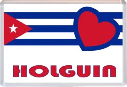 Holguin - Love Cuba/Cuban Towns & Cities Flag - Jumbo Fridge Magnet Souvenir Gift Present