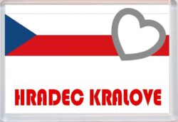 Hradec Kralove - Love Czech Republic Towns & Cities Flag - Jumbo Fridge Magnet Souvenir Gift Present