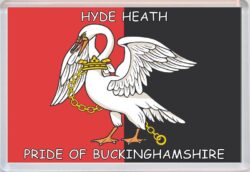 Hyde Heath - Pride of Buckinghamshire County Flag - Jumbo Fridge Magnet Souvenir Gift Present