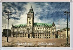 Hamburg - Germany - Jumbo Fridge Magnet Souvenir Gift Present