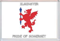 Ilminster - Pride of Somerset County Flag - Jumbo Fridge Magnet Souvenir Gift