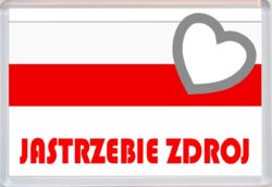 Jastrzebie Zdroj - Love Poland/Polish Towns & Cities Flag - Jumbo Fridge Magnet Souvenir Gift Present
