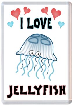 I Love Jellyfish - Jumbo Fridge Magnet Souvenir Gift Present