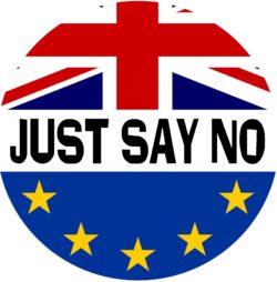 Just Say No - (TWO PACK) - Car Bumper / Laptop / Window / Decal / Sticker