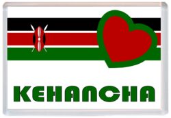 Kehancha - Love Kenya/Kenyan Towns & Cities Flag - Jumbo Fridge Magnet Souvenir Gift