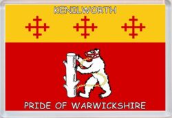 Kenilworth - Pride of Suffolk County Warwickshire - Jumbo Fridge Magnet Souvenir Gift