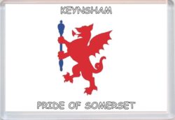 Keynsham - Pride of Somerset County Flag - Jumbo Fridge Magnet Souvenir Gift