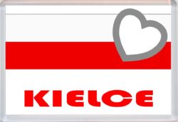 Kielce - Love Poland/Polish Towns & Cities Flag - Jumbo Fridge Magnet Souvenir Gift Present